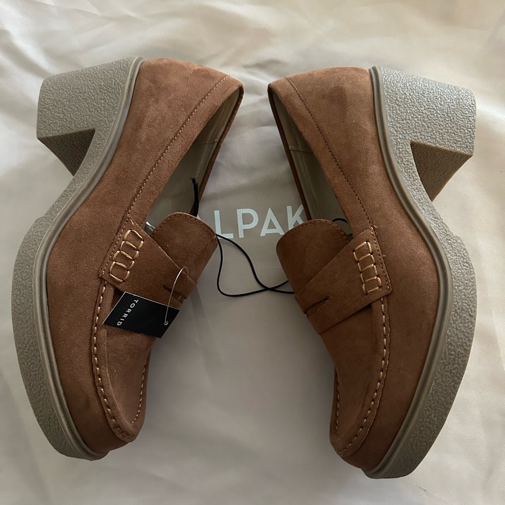 Torrid Brown Suede Loafers